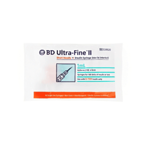 Alternative view of BD Ultrafine II Syringe 31G 1.0ml 8mm