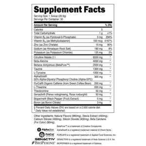 Alternative view of PreSeries BULK Pre-Workout