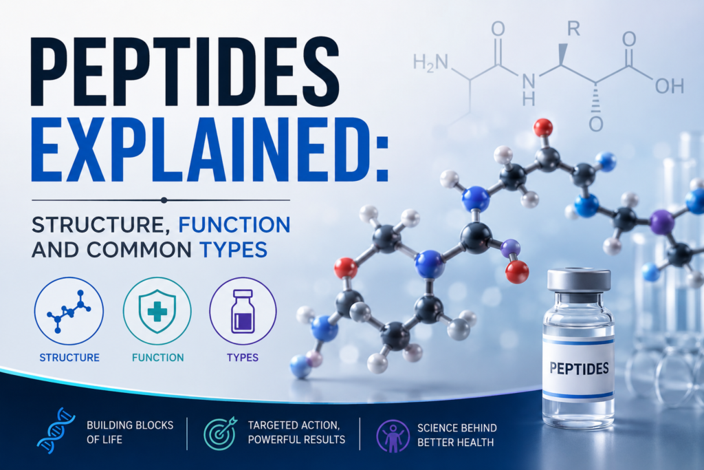 Peptides Explained Structure, Function and Common Types